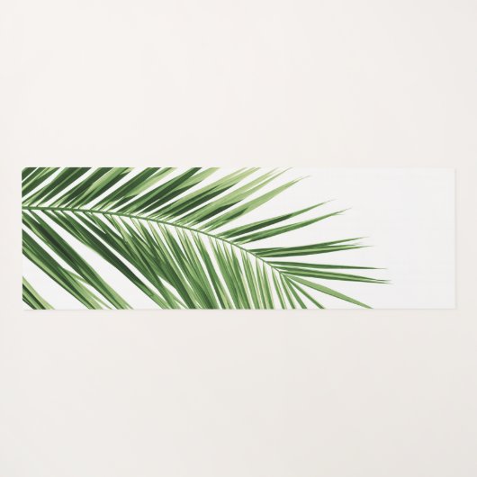Palm Leaf #1 #minimum #tropical #wall #decor #art Yogamat (Achterkant (horizontaal))
