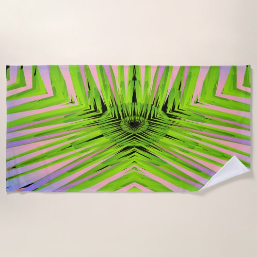 Palm Leaf afbeelding voor handdoeken (Voorkant)