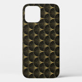 Palm Leaf Art Deco patroon Case-Mate iPhone Case (Achterkant)