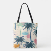Palm Leaf Beach Bag Tote Bag (Achterkant)