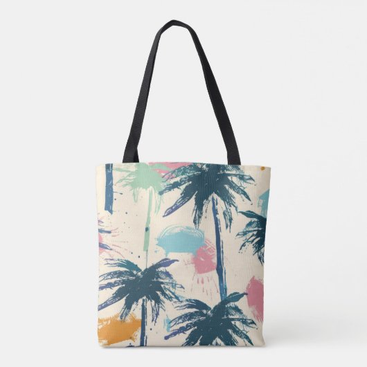Palm Leaf Beach Bag Tote Bag (Achterkant)