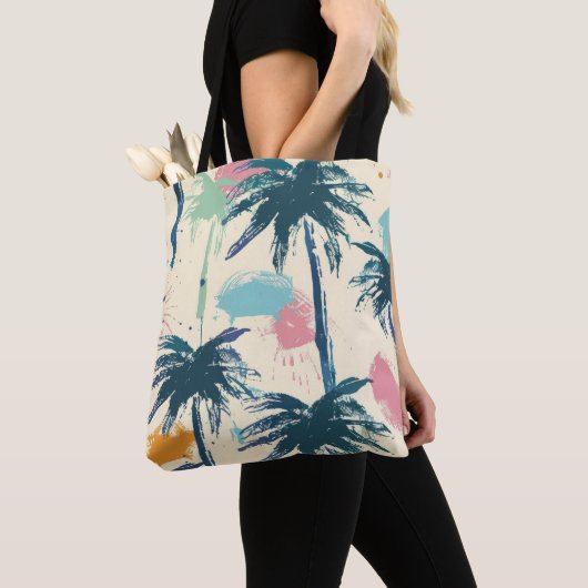 Palm Leaf Beach Bag Tote Bag (Dichtbij)