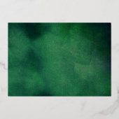 Palm Leaf Beach trouwfoto dank u kaart (Achterkant)