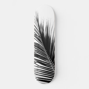 Palm Leaf Black & White Delving #1 #tropical #wall Persoonlijk Skateboard