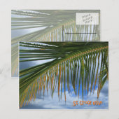 Palm Leaf Briefkaart (Voorkant / Achterkant)