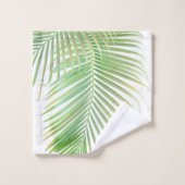 Palm Leaf Delicado #1 #tropische #wand #art Bad Handdoek (Wasdoekje)
