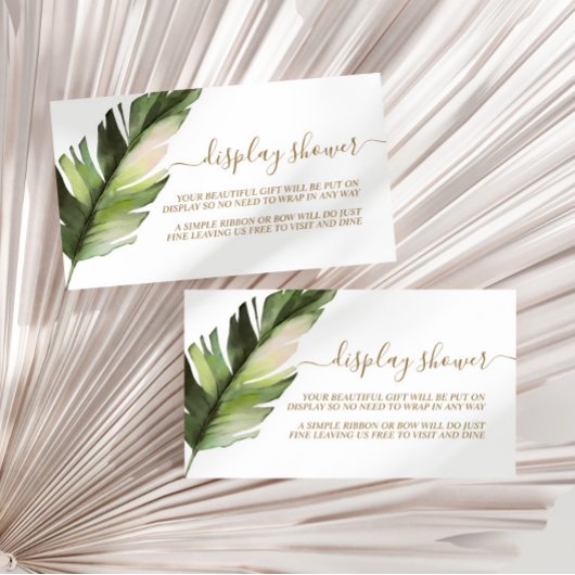 Palm Leaf Display Shower Enclosure Kaart