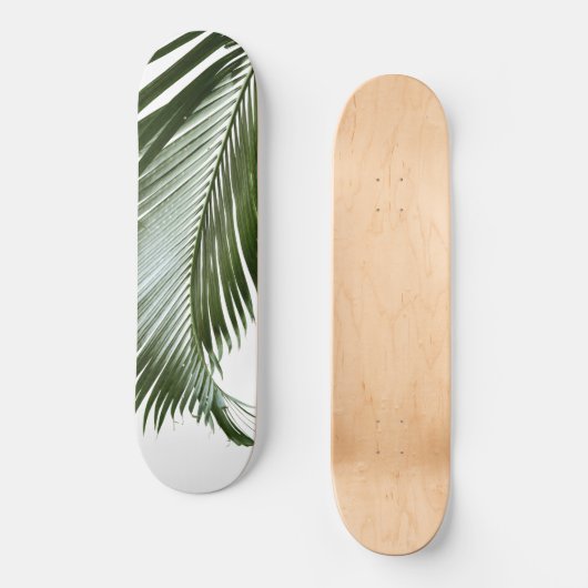 Palm Leaf Finesse #2 #tropical #wall #art Persoonlijk Skateboard (Voorkant)