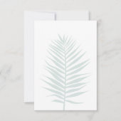 Palm Leaf Flat Kaart Dank u wel (Voorkant)