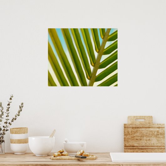Palm Leaf-foto Poster (Keuken)