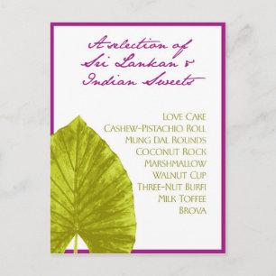 Palm Leaf Gift Bag Briefkaart