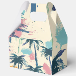 Palm Leaf Gift Box met handgrepen Bedankdoosjes