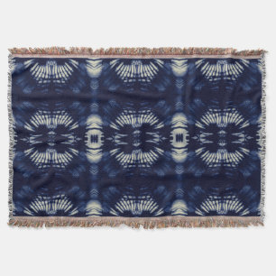 Palm Leaf in Delft Blue Deken