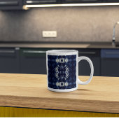 Palm Leaf in Delft Blue Magische Mok