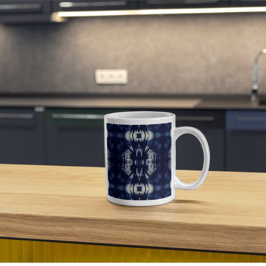 Palm Leaf in Delft Blue Magische Mok