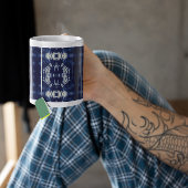 Palm Leaf in Delft Blue Magische Mok