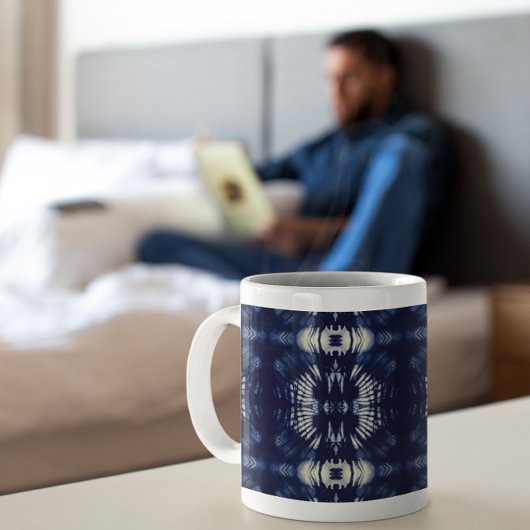 Palm Leaf in Delft Blue Magische Mok