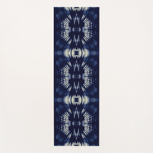 Palm Leaf in Delft Blue Yogamat (Voorkant)