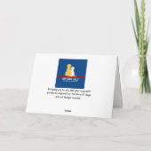 Palm Leaf Island Golden Retriever Bedankt voor je  (Achterkant)