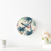 Palm Leaf Kinder horloge Ronde Klok (Huis)