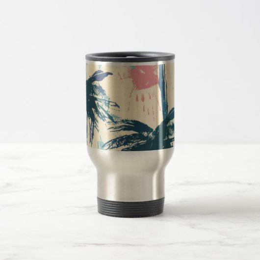 Palm Leaf Metal Thermos Reisbeker (Center)