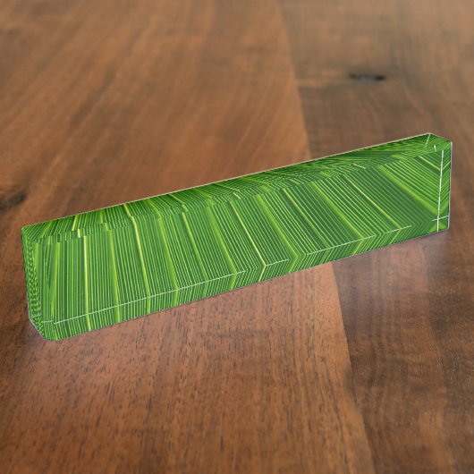 Palm Leaf Naambordje (Zijkant)