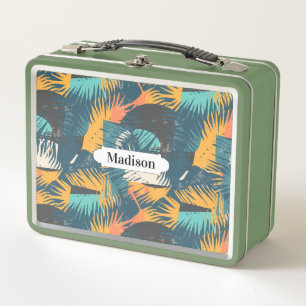 Palm Leaf Pattern, aangepaste lunchboxen