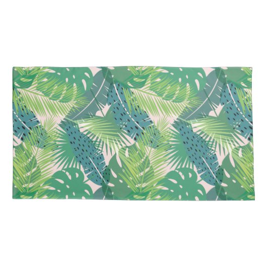 Palm Leaf Pattern-patroontrappen Kussensloop (Achterkant)