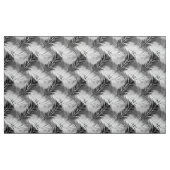 Palm Leaf Print, Grey / Grey, Black and White Stof (Yard (91,4 cm))