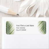 Palm Leaf retourlabel Etiket (Insitu)