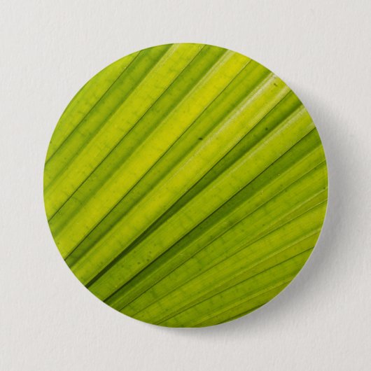 Palm Leaf Ronde Button 7,6 Cm (Voorkant)