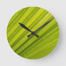 Palm Leaf Ronde Klok