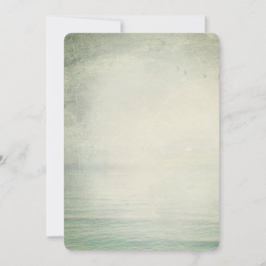 Palm Leaf Seashells Cocktail Zomer 18e verjaardag Kaart (Achterkant)