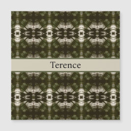 Palm Leaf Shadow Army Green, aanpasbaar