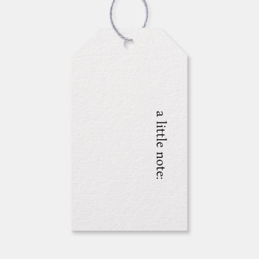 Palm Leaf Shadow Army Green, aanpasbaar Cadeaulabel (Achterkant)