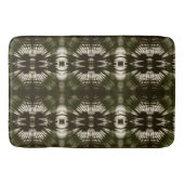Palm Leaf Shadow Pattern in Army Green Badmat (Voorkant)