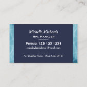 Palm Leaf Spa Pool Ripples Visitekaartje (Achterkant)