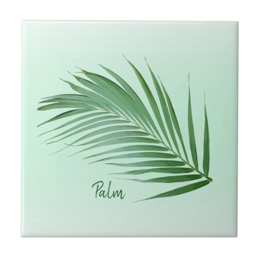 Palm Leaf-Tegel Tegeltje (Voorkant)