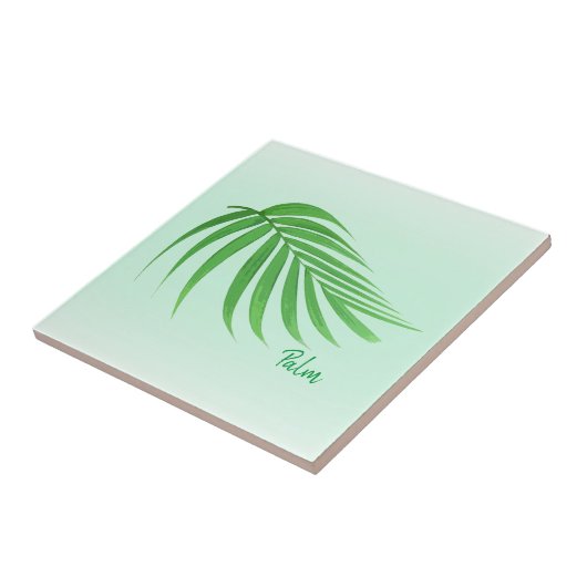 Palm Leaf-Tegel Tegeltje (Zijkant)