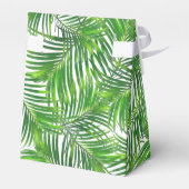 Palm Leaf Tropical Wedding Persoonlijk Bedankdoosjes (Achterkant)