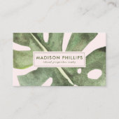 Palm Leaf Vacation Rental Property Realtor Visitekaartje (Voorkant)