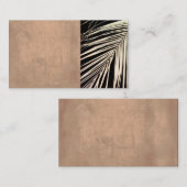 Palm Leaf visitekaartje Sjabloon Originele foto (Voorkant / Achterkant)