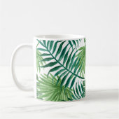 palm leafs mug aquarell tumblr koffiemok (Links)