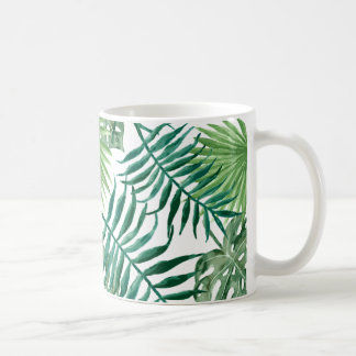 palm leafs mug aquarell tumblr koffiemok