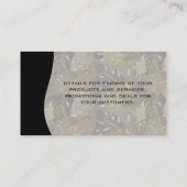 Palm Leaves Achtergrond | QR Code Visitekaartje (Achterkant)