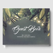 Palm Leaves Beach Bruiloft Gastenboek (Voorkant)
