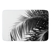 Palm Leaves Black & White Vibes #1 #tropical Badmat (Voorkant)