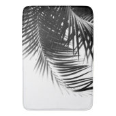 Palm Leaves Black & White Vibes #1 #tropical Badmat (Voorkant Verticaal)