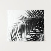 Palm Leaves Black & White Vibes #1 #tropical Wandkleed (Voorkant (horizontaal))