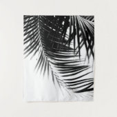 Palm Leaves Black & White Vibes #1 #tropical Wandkleed (Voorkant)
